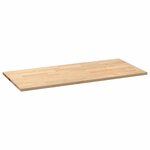 vidaXL Plan de travail de cuisine bois de chêne massif rectangulaire