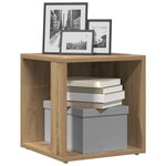 vidaXL Table d'appoint chêne artisanal 33x33x34 cm bois d'ingénierie