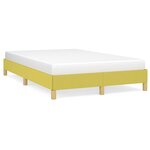 vidaXL Cadre de lit sans matelas vert 120x200 cm tissu