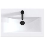vidaXL Lavabo de salle de bains Noir Mat 61 x 40 x 16 5 cm métal