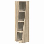 vidaXL Meuble d'angle Blanc 27 5x27x102cm Bois d'ingénierie