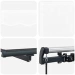 Store Manuel Rétractable vidaXL Blanc 600x300 cm