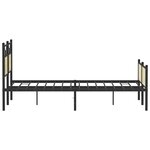 vidaXL Cadre de lit sans matelas chêne sonoma 140x200 cm