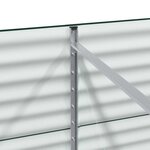 vidaXL Jardinière surélevée Vert 320 x 80 x 81 cm Acier