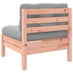 vidaXL Salon de jardin 4 Pièces et coussins bois massif sapin de douglas