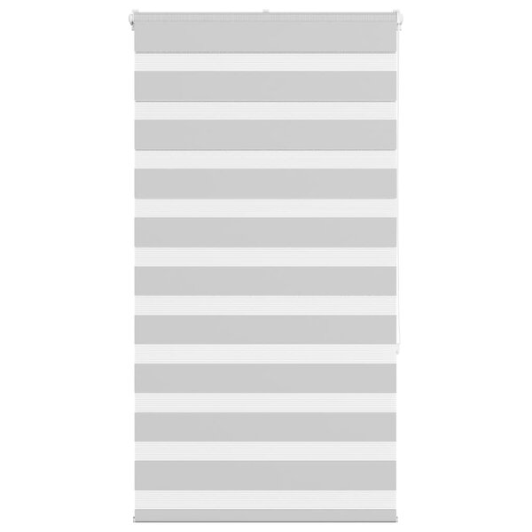 vidaXL Store zèbre gris clair largeur du tissu 80 9 cm polyester