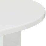 vidaXL Table d'appoint Blanc brillant 29 6 x 29 6 x 60 cm