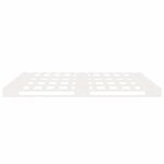 vidaXL Cadre de lit sans matelas blanc 160x200 cm bois de pin massif