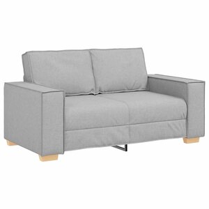 vidaXL Canapé 2 places Gris nuage 120 cm Tissu