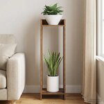 vidaXL Support de Plante Bois ancien 30 x 30 x 100 cm