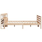 vidaXL Cadre de lit avec tête de lit sans matelas 120x200 cm