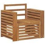 vidaXL Canapé d’extérieur Bois d'Acacia Massif Naturel