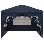 vidaXL Tente de réception 3x4 m Bleu