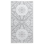 vidaXL Tapis d'extérieur Gris clair 160x230 cm PP