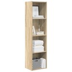 vidaXL Bibliothèque chêne sonoma 40x30x152 cm bois d'ingénierie