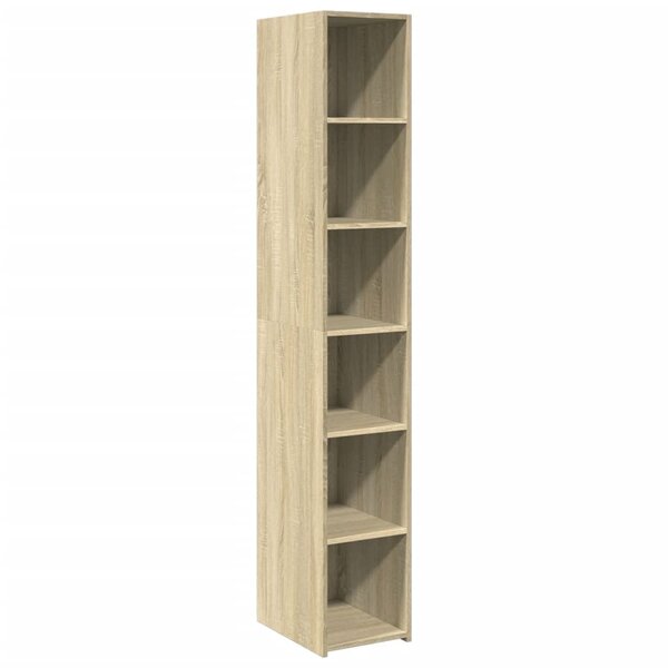 vidaXL Buffet haut chêne sonoma 30x41x185 cm bois d'ingénierie