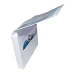 Boîte de rangement A4, capacité 350 feuilles, 40 mm, blanc