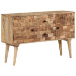 vidaXL Buffet 110x30x70 cm bois massif de manguier