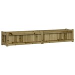 vidaXL Jardinières 2 Pièces bois de pin imprégné