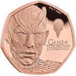 Monnaie ICE Game of Thrones Or 50 Pence United Kingdom 2026 (PRÉCOMMANDE)