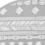 vidaXL Tapis d'extérieur ARAKIL gris Ø160 cm PP