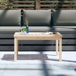 vidaXL Table de jardin 82 5x50 5x45 cm bois massif de pin
