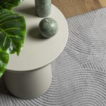 vidaXL Tapis IZA poils courts style scandinave gris 140x200 cm