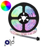 vidaXL Bande LED 12 Pièces Noir et Transparent 2500 mm