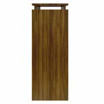 vidaXL Table console Chêne marron 80x30x80 cm Bois d'ingénierie