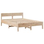 vidaXL Cadre de lit sans matelas 120x190 cm bois de pin massif