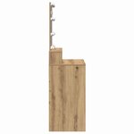 vidaXL Coiffeuse chêne artisanal 80 x 41 x 144 5 cm Bois d'ingénierie