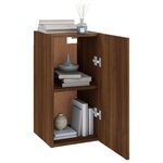 vidaXL Meubles TV 2 Pièces Chêne marron 30 5x30x60 cm Bois d'ingénierie
