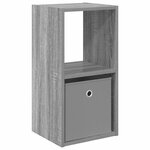 vidaXL Table de chevet avec tiroir Gris Sonoma 30 5 x 27 x 59 5 cm