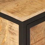 vidaXL Armoire de salle de bain 40x30x50cm bois massif manguier et fer