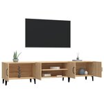 vidaXL Meuble TV Chêne Sonoma 180x31 5x40 cm Bois d'ingénierie