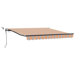 vidaXL Tissu de auvent Multicolore 350 x 250 cm Polyester