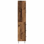 vidaXL Haut Armoire Bois ancien 69 5 x 34 x 180 cm Bois d'ingénierie