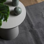 vidaXL Tapis IZA poils courts style scandinave anthracite 160x230 cm