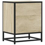 vidaXL Tables de chevet 2 Pièces chêne sonoma 40x31x50 cm bois ingénierie