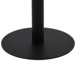 vidaXL Table de bistro Marron foncé 80 cm MDF