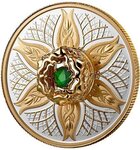 Pièce de monnaie en Argent 20 Dollars g 20.8 Millésime 2025 Elements of Nature DANCING AMMOLITE EARTH