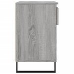 vidaXL Armoire à chaussures Sonoma gris 70x36x60 cm Bois d'ingénierie