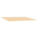 vidaXL Toile de rechange pour auvent Jaune et blanc 250 x 200 cm