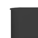 vidaXL Paravent 5 panneaux Tissu 600 x 160 cm Anthracite