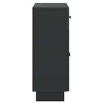 vidaXL Buffet Noir 66 x 34 5 x 90 cm Bois d'ingénierie