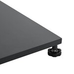 vidaXL Pied de parasol Gris foncé 45 x 45 x 31 cm