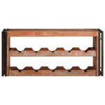 vidaXL Étagère à vin Marron 100 x 45 x 33 cm Bois récupéré massif