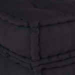 vidaXL Pouf modulaire anthracite 70x70x54 tissu