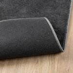 vidaXL Tapis OVIEDO à poils courts anthracite 160x230 cm