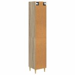vidaXL Ensemble de Meubles 2 Pièces Chêne Sonoma 33 x 34 5 x 90 cm